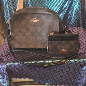 COACH SM CROSSBODY W/ KEYCHAIN WALLET STYLE